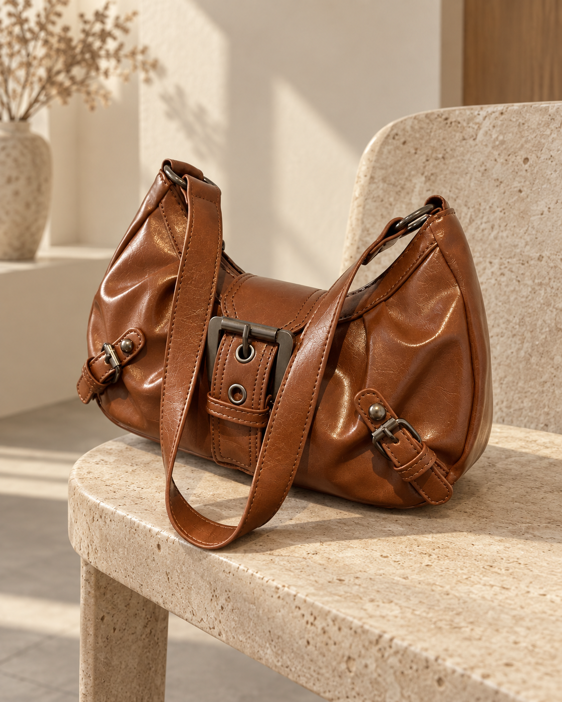 Bolso Mara hobo plisado · imagen 8