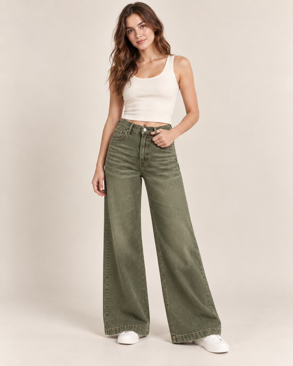 Jeans Lucía de pierna ancha · imagen 3