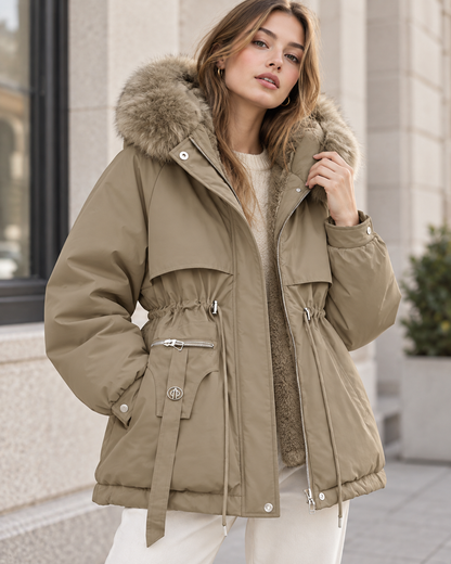 Parka Elara acolchada con pelo sintético · imagen 3