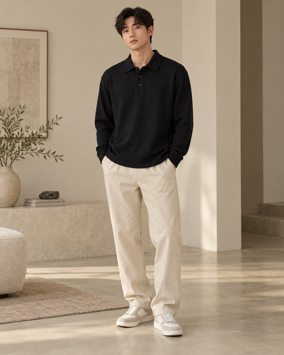 Polo Arven de manga larga · imagen 1