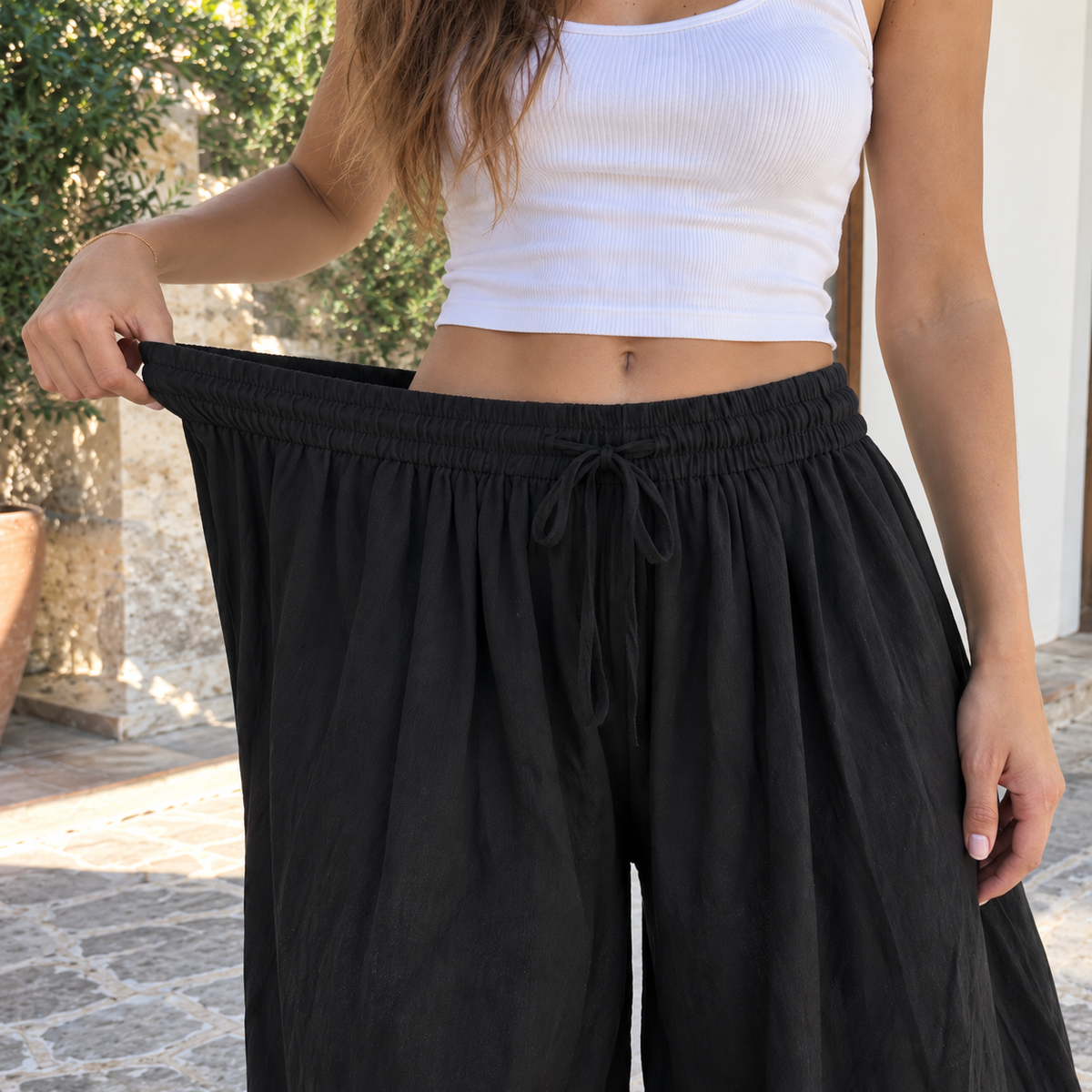 Pantalón bombacho de talla única
