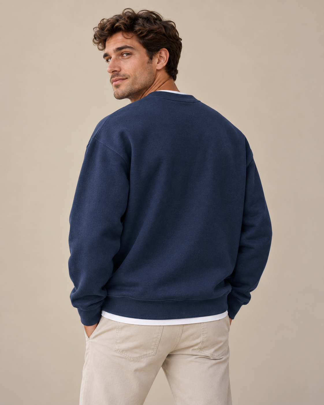 Sudadera relaxed de algodón