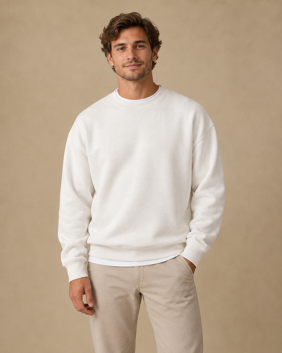 Sudadera relaxed de algodón