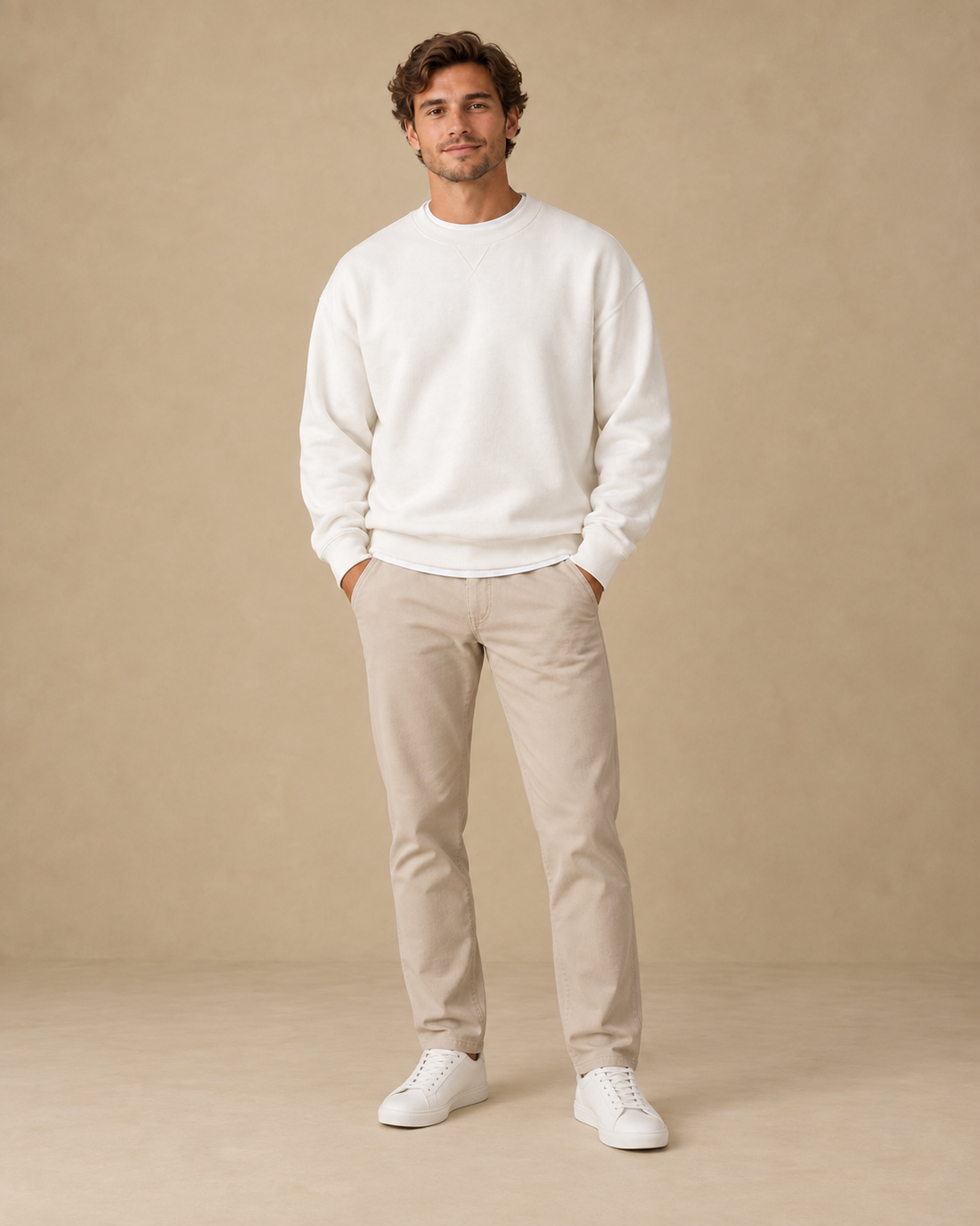 Sudadera relaxed de algodón