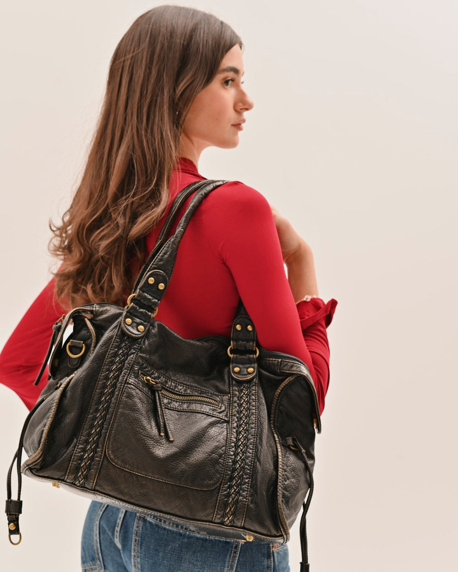 Bolso Rona vintage negro