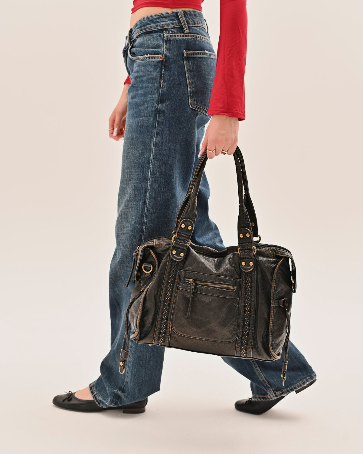 Bolso Rona vintage negro