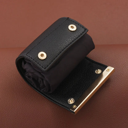 Bolsa de tela plegable con llavero