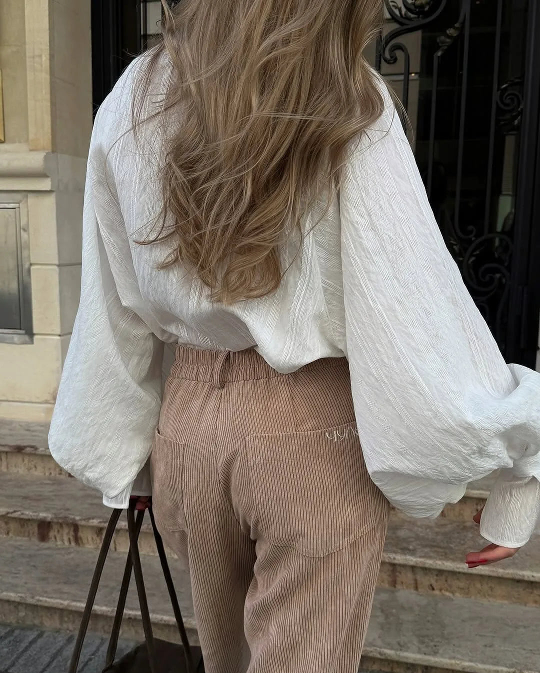 Camisa Vera oversize de manga abullonada · Oelnor · imagen 6