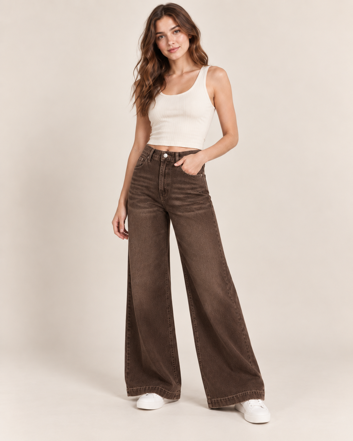 Jeans Lucía de pierna ancha · imagen 2