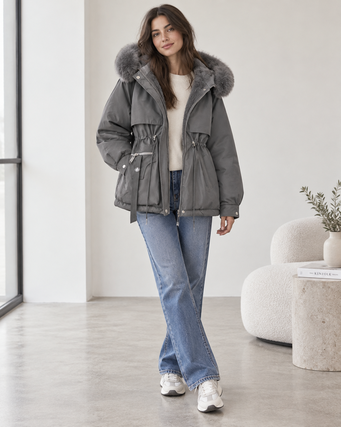 Parka Elara acolchada con pelo sintético · imagen 7