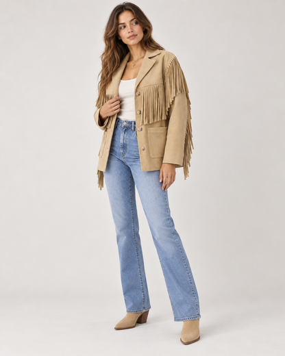 Chaqueta corta con flecos · imagen 4