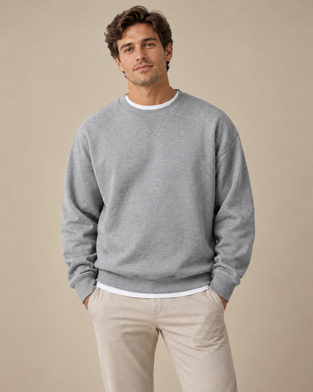 Sudadera relaxed de algodón