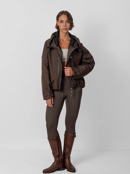 Chaqueta impermeable corta oversize