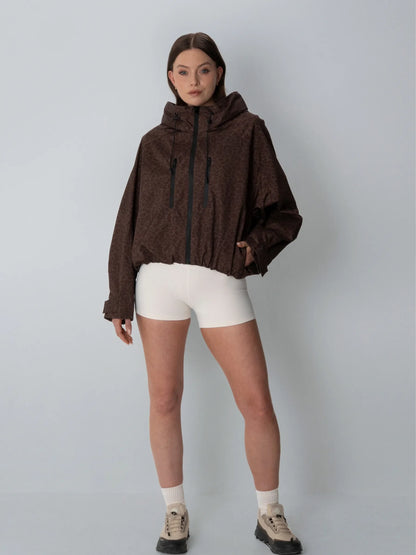Chaqueta impermeable corta oversize